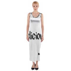 Belicious World Logo Fitted Maxi Dress by beliciousworld