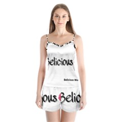 Belicious World Logo Satin Pajamas Set