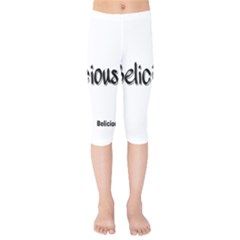 Belicious World Logo Kids  Capri Leggings 