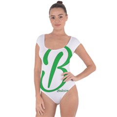 Belicious World  b  In Green Short Sleeve Leotard  by beliciousworld