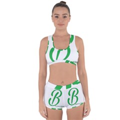 Belicious World  b  In Green Racerback Boyleg Bikini Set by beliciousworld