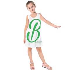 Belicious World  b  In Green Kids  Sleeveless Dress by beliciousworld