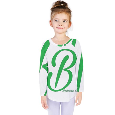 Belicious World  b  In Green Kids  Long Sleeve Tee by beliciousworld