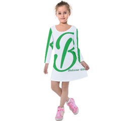 Belicious World  b  In Green Kids  Long Sleeve Velvet Dress by beliciousworld