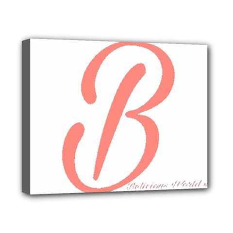 Belicious World  b  In Coral Canvas 10  X 8  by beliciousworld