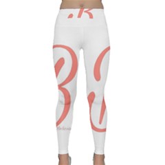 Belicious World  b  In Coral Classic Yoga Leggings by beliciousworld