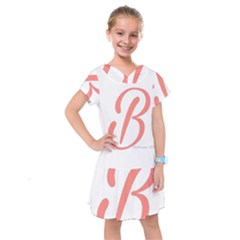 Belicious World  b  In Coral Kids  Drop Waist Dress