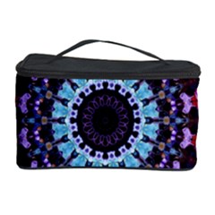 Kaleidoscope Mandala Purple Pattern Art Cosmetic Storage Case by paulaoliveiradesign