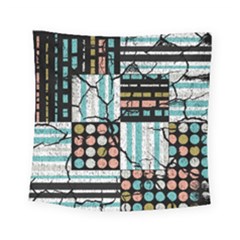 Distressed Pattern Square Tapestry (small) by linceazul