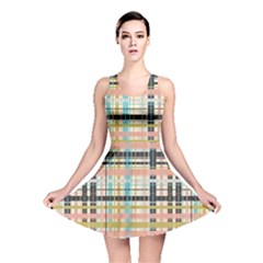 Plaid Pattern Reversible Skater Dress by linceazul