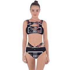 Video Game Controller 80s Bandaged Up Bikini Set 