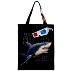 The Shark Movie Zipper Classic Tote Bag by Valentinaart