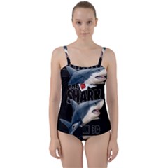 The Shark Movie Twist Front Tankini Set by Valentinaart