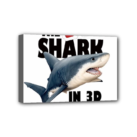 The Shark Movie Mini Canvas 6  X 4  by Valentinaart