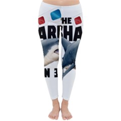 The Shark Movie Classic Winter Leggings by Valentinaart