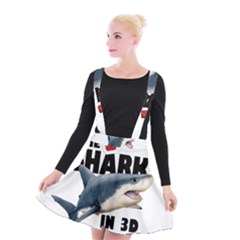 The Shark Movie Suspender Skater Skirt by Valentinaart