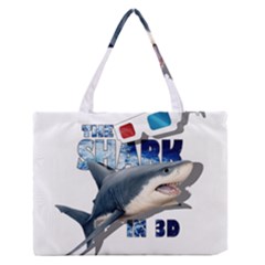 The Shark Movie Zipper Medium Tote Bag by Valentinaart