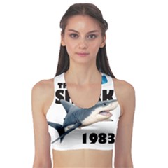 The Shark Movie Sports Bra by Valentinaart