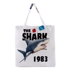 The Shark Movie Grocery Tote Bag by Valentinaart
