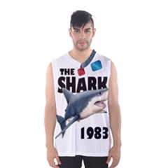 The Shark Movie Men s Basketball Tank Top by Valentinaart