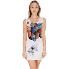 Planets  Bodycon Dress by Valentinaart