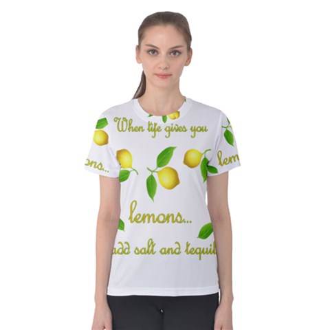 When Life Gives You Lemons Women s Cotton Tee by Valentinaart