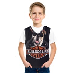 Bulldog Biker Kids  Sportswear by Valentinaart