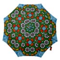 Cute Floral Mandala  Hook Handle Umbrellas (Small) View1