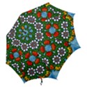 Cute Floral Mandala  Hook Handle Umbrellas (Small) View2