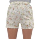 Floral Paper Pink Girly Cute Pattern  Sleepwear Shorts View1