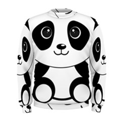 Bear Panda Bear Panda Animals Men s Sweatshirt by Nexatart