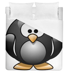 Penguin Birds Aquatic Flightless Duvet Cover (Queen Size)