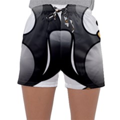 Penguin Birds Aquatic Flightless Sleepwear Shorts