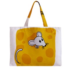 Rat Mouse Cheese Animal Mammal Zipper Mini Tote Bag by Nexatart