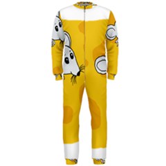 Rat Mouse Cheese Animal Mammal Onepiece Jumpsuit (men) 