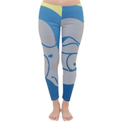 Ram Zodiac Sign Zodiac Moon Star Classic Winter Leggings