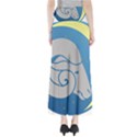 Ram Zodiac Sign Zodiac Moon Star Full Length Maxi Skirt View2