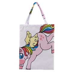 Unicorn Arociris Raimbow Magic Classic Tote Bag by Nexatart