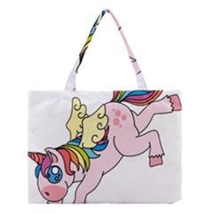 Unicorn Arociris Raimbow Magic Medium Tote Bag by Nexatart