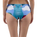 Pig Animal Love Reversible Mid-Waist Bikini Bottoms View4