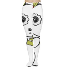 Panda China Chinese Furry Women s Tights by Nexatart