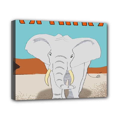 Africa Elephant Animals Animal Canvas 10  X 8  by Nexatart