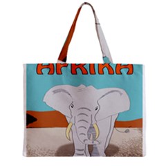 Africa Elephant Animals Animal Zipper Mini Tote Bag by Nexatart