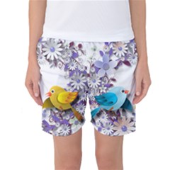 Flowers Floral Flowery Spring Women s Basketball Shorts by Nexatart