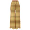 Plaid Yellow Fabric Texture Pattern Pants View2