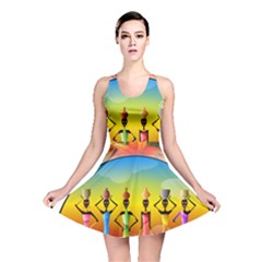 African American Women Reversible Skater Dress by AlteredStates