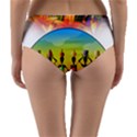 African American Women Reversible Mid-Waist Bikini Bottoms View4