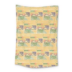 Hand Drawn Ethinc Pattern Background Small Tapestry