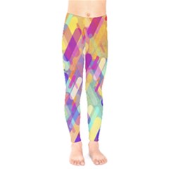 Colorful Abstract Background Kids  Legging by TastefulDesigns