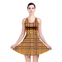 Plaid Pattern Reversible Skater Dress by linceazul